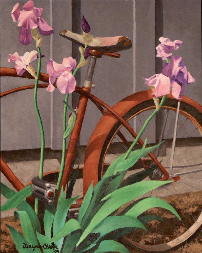 Iris With Rusted Murray Missle