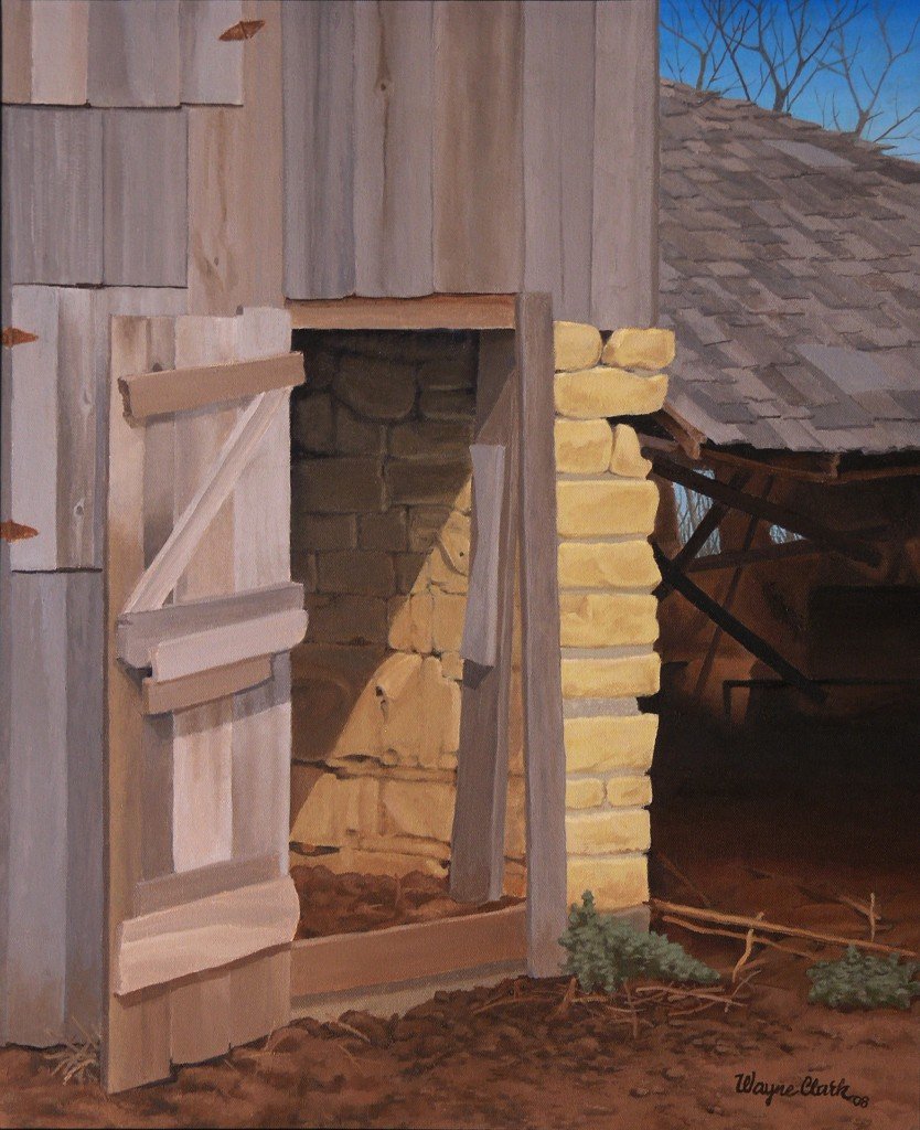 Back Door to Bob Gaughan’s 100+ Year Old Barn