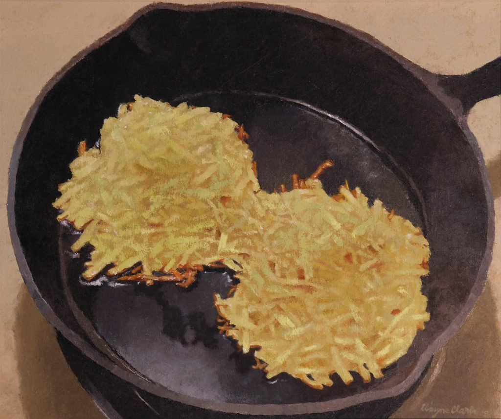 Cast Iron Skillet with Hash Browns