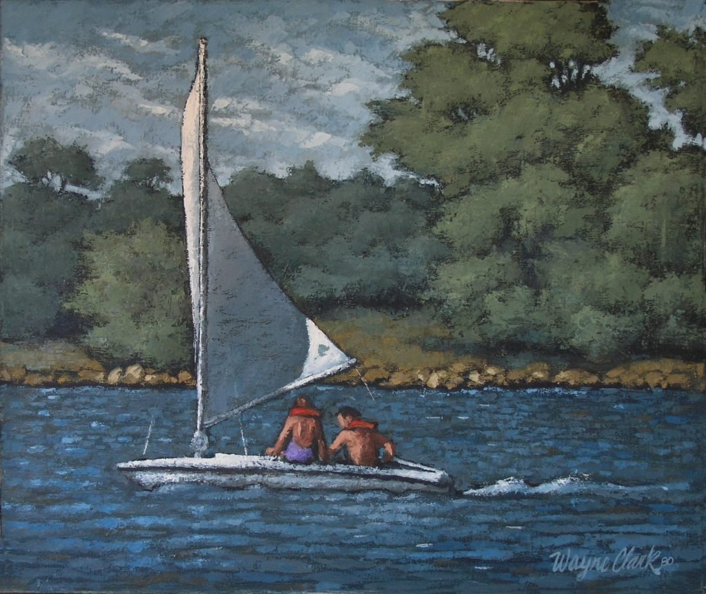Another Sailboat on Santa Fe Lake